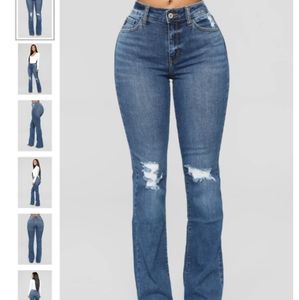 Distressed Denim Jeans